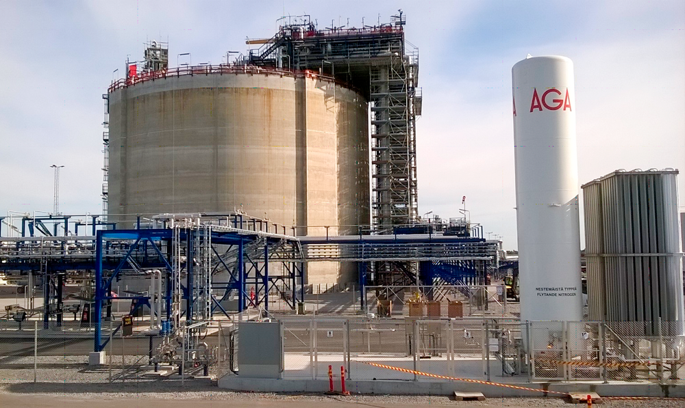 Estructura para tanque gas licuado